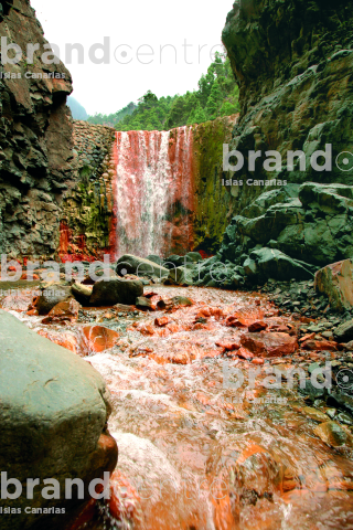 Colorful waterfall
