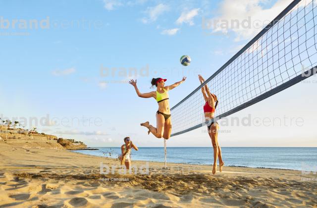 Beach volleyball in Meloneras