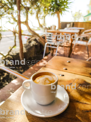 Coffee on a terrace