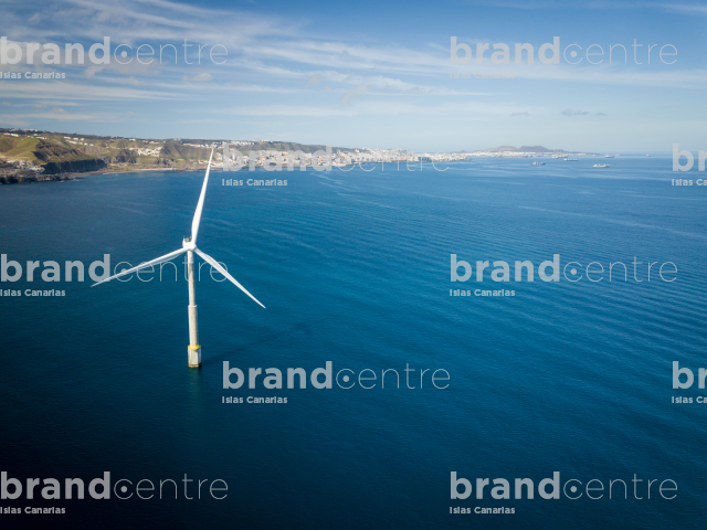 Wind turbine in the sea