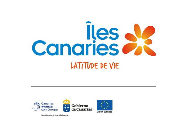 Logo Islas Canarias  Feder - Gobierno - UE - francés  (.ai)