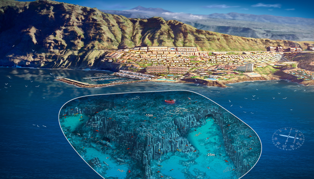Atlantis underwater map
