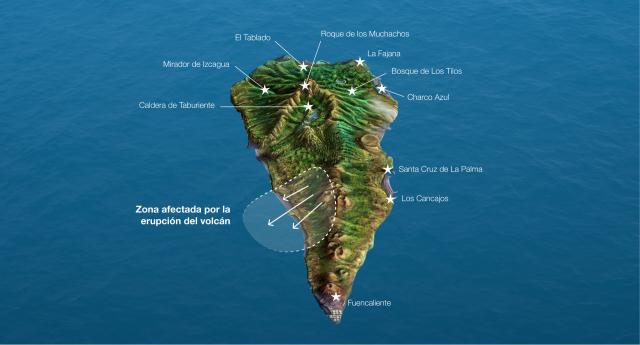Infographics Cumbre Vieja eruption, La Palma -en