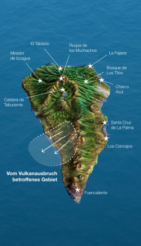 Infografía erupción Cumbre Vieja, La Palma -de