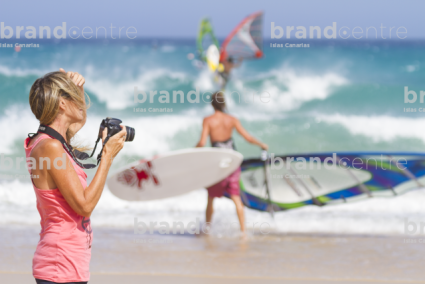 Windsurf en Playa La Barca, Parque Natural de Jandía