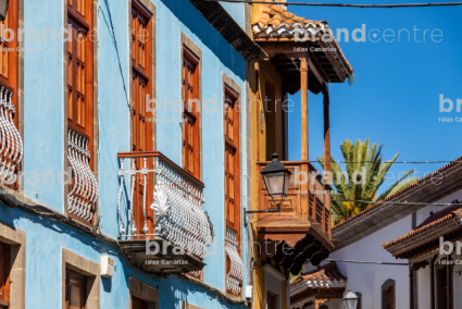 balcones de madera en Teror